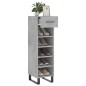 vidaXL Zapatero madera de ingeniería gris hormigón 30x35x105 cm vidaXL Zapatero madera de ingeniería gris hormigón 30x35x105 cm