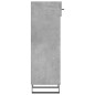 vidaXL Zapatero madera de ingeniería gris hormigón 30x35x105 cm vidaXL Zapatero madera de ingeniería gris hormigón 30x35x105 cm
