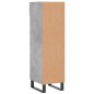 vidaXL Zapatero madera de ingeniería gris hormigón 30x35x105 cm vidaXL Zapatero madera de ingeniería gris hormigón 30x35x105 cm