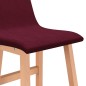 vidaXL Taburetes de cocina 2 unidades tela rojo tinto vidaXL Taburetes de cocina 2 unidades tela rojo tinto