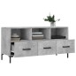 vidaXL Mueble de TV madera de ingeniería gris hormigón 102x36x50 cm vidaXL Mueble de TV madera de ingeniería gris hormigón 102x36x50 cm