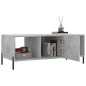 vidaXL Mesa de centro madera contrachapada gris hormigón 102x50x40 cm vidaXL Mesa de centro madera contrachapada gris hormigón 102x50x40 cm
