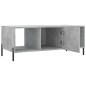 vidaXL Mesa de centro madera contrachapada gris hormigón 102x50x40 cm vidaXL Mesa de centro madera contrachapada gris hormigón 102x50x40 cm