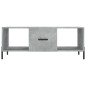 vidaXL Mesa de centro madera contrachapada gris hormigón 102x50x40 cm vidaXL Mesa de centro madera contrachapada gris hormigón 102x50x40 cm