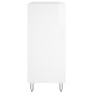 vidaXL Mueble discos madera contrachapada blanco brillo 84,5x38x89 cm vidaXL Mueble discos madera contrachapada blanco brillo 84,5x38x89 cm