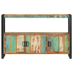 vidaXL Aparador de madera maciza reciclada 120x30x75 cm 