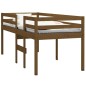 vidaXL Cama alta madera maciza pino marrón miel 80x200 cm vidaXL Cama alta madera maciza pino marrón miel 80x200 cm