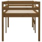 vidaXL Cama alta madera maciza pino marrón miel 80x200 cm vidaXL Cama alta madera maciza pino marrón miel 80x200 cm
