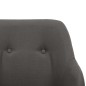vidaXL Silla mecedora de tela gris oscura vidaXL Silla mecedora de tela gris oscura