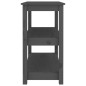 vidaXL Mesa consola de madera maciza de pino gris 80x40x74 cm vidaXL Mesa consola de madera maciza de pino gris 80x40x74 cm