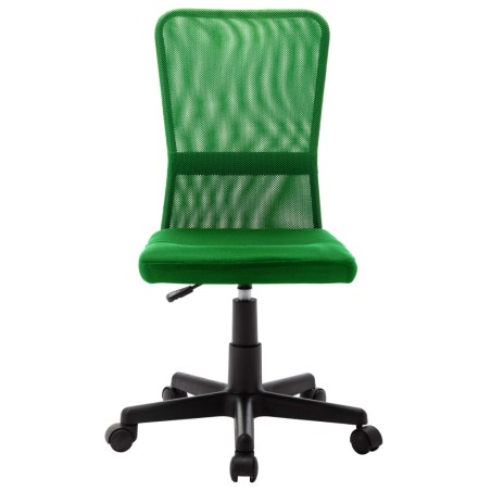 vidaXL Silla de oficina de tela de malla verde 44x52x100 cm