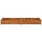vidaXL Arriate de madera de acacia 200x50x25 cm vidaXL Arriate de madera de acacia 200x50x25 cm