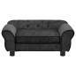 vidaXL Sofá para perros felpa gris oscuro 72x45x30 cm vidaXL Sofá para perros felpa gris oscuro 72x45x30 cm