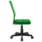vidaXL Silla de oficina de tela de malla verde 44x52x100 cm