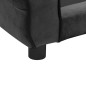 vidaXL Sofá para perros felpa gris oscuro 72x45x30 cm vidaXL Sofá para perros felpa gris oscuro 72x45x30 cm