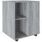 vidaXL Armario con ruedas madera contrachapada gris Sonoma 60x53x72 cm vidaXL Armario con ruedas madera contrachapada gris Sonoma 60x53x72 cm