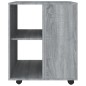 vidaXL Armario con ruedas madera contrachapada gris Sonoma 60x53x72 cm vidaXL Armario con ruedas madera contrachapada gris Sonoma 60x53x72 cm