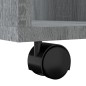 vidaXL Armario con ruedas madera contrachapada gris Sonoma 60x53x72 cm vidaXL Armario con ruedas madera contrachapada gris Sonoma 60x53x72 cm