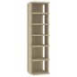 vidaXL Muebles zapateros 2 uds color roble Sonoma 27,5x27x102 cm vidaXL Muebles zapateros 2 uds color roble Sonoma 27,5x27x102 cm