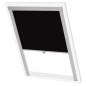 vidaXL Persiana enrollable opaca negra MK06 vidaXL Persiana enrollable opaca negra MK06