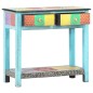 vidaXL Mesa consola pintada a mano madera maciza de mango 80x35x75 cm vidaXL Mesa consola pintada a mano madera maciza de mango 80x35x75 cm