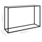 vidaXL Mesa consola vidrio templado transparente 120x35x75 cm vidaXL Mesa consola vidrio templado transparente 120x35x75 cm