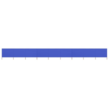 vidaXL Paravientos de 9 paneles tela azul celeste 1200x120 cm