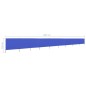 vidaXL Paravientos de 9 paneles tela azul celeste 1200x120 cm vidaXL Paravientos de 9 paneles tela azul celeste 1200x120 cm