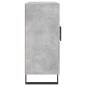 vidaXL Aparador de madera de ingeniería gris hormigón 90x34x80 cm vidaXL Aparador de madera de ingeniería gris hormigón 90x34x80 cm