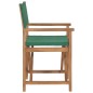 vidaXL Sillas de director plegables 2 uds madera maciza teca verde vidaXL Sillas de director plegables 2 uds madera maciza teca verde