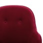 vidaXL Silla mecedora de terciopelo rojo vino tinto vidaXL Silla mecedora de terciopelo rojo vino tinto