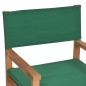 vidaXL Sillas de director plegables 2 uds madera maciza teca verde vidaXL Sillas de director plegables 2 uds madera maciza teca verde