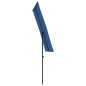 vidaXL Sombrilla de jardín con palo de aluminio azul celeste 180x110cm vidaXL Sombrilla de jardín con palo de aluminio azul celeste 180x110cm