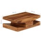 vidaXL Mesa de centro de madera maciza de sheesham 90x60x30 cm vidaXL Mesa de centro de madera maciza de sheesham 90x60x30 cm