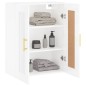 vidaXL Armario de pared madera ingeniería blanco brillo 69,5x34x90 cm vidaXL Armario de pared madera ingeniería blanco brillo 69,5x34x90 cm