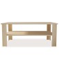 vidaXL Mesa de centro madera de ingeniería roble 100x59x42 cm vidaXL Mesa de centro madera de ingeniería roble 100x59x42 cm