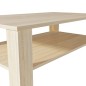 vidaXL Mesa de centro madera de ingeniería roble 100x59x42 cm vidaXL Mesa de centro madera de ingeniería roble 100x59x42 cm