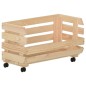 vidaXL Carrito para verduras madera maciza de pino 37x30x80 cm vidaXL Carrito para verduras madera maciza de pino 37x30x80 cm