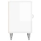 vidaXL Mueble de TV madera de ingeniería blanco brillante 150x30x50 cm vidaXL Mueble de TV madera de ingeniería blanco brillante 150x30x50 cm