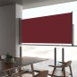 vidaXL Toldo lateral retráctil de jardín rojo 60x300 cm vidaXL Toldo lateral retráctil de jardín rojo 60x300 cm