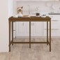 vidaXL Mesa alta de bar madera maciza de pino marrón miel 140x80x110cm vidaXL Mesa alta de bar madera maciza de pino marrón miel 140x80x110cm