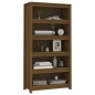 vidaXL Estantería madera maciza de pino marrón miel 80x35x154 cm vidaXL Estantería madera maciza de pino marrón miel 80x35x154 cm