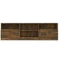 vidaXL Mueble para TV madera contrachapada roble ahumado 150x33,5x45cm vidaXL Mueble para TV madera contrachapada roble ahumado 150x33,5x45cm