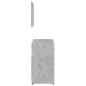 vidaXL Conjunto de muebles de baño madera contrachapada gris hormigón vidaXL Conjunto de muebles de baño madera contrachapada gris hormigón