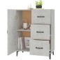 vidaXL Aparador de madera de ingeniería gris hormigón 69,5x34x90 cm vidaXL Aparador de madera de ingeniería gris hormigón 69,5x34x90 cm