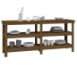 vidaXL Banco de trabajo madera maciza de pino marrón miel 181x50x80 cm vidaXL Banco de trabajo madera maciza de pino marrón miel 181x50x80 cm