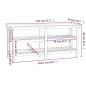 vidaXL Banco de trabajo madera maciza de pino marrón miel 181x50x80 cm vidaXL Banco de trabajo madera maciza de pino marrón miel 181x50x80 cm