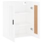 vidaXL Armario de pared madera ingeniería blanco brillo 69,5x34x90 cm vidaXL Armario de pared madera ingeniería blanco brillo 69,5x34x90 cm