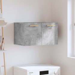 vidaXL Armario de pared madera ingeniería gris hormigón 60x36,5x35 cm