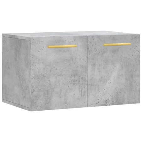 vidaXL Armario de pared madera ingeniería gris hormigón 60x36,5x35 cm